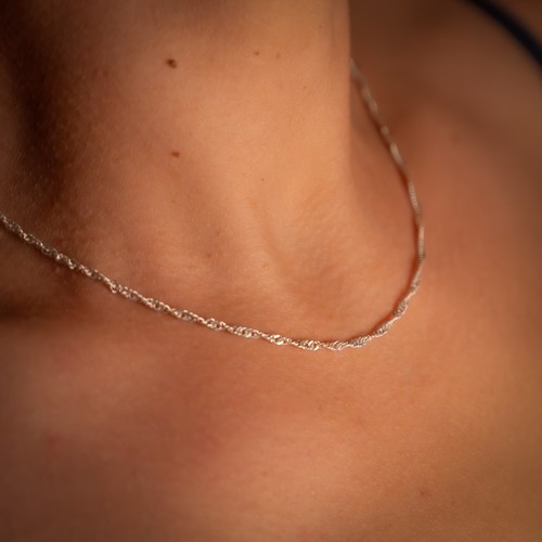 Halskette echt 925 sterling - echt,