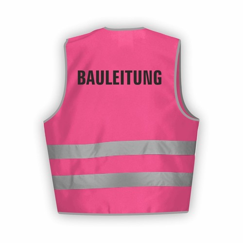 Bauleitung warnweste - bauleitung,