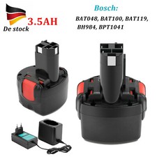 9.6V 3.5AH Ni-MH Akku/Ladegerät Für Bosch PSR 960 BAT048 BAT100 GSR PSR 9.6 VE-2
