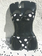 Neuwertiger italienischer Bandeau Wendebikini Gr.36 