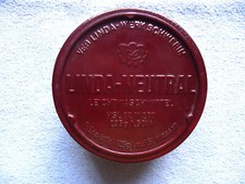 Linda Neutral Bakelit-Dose DDR Schraubdose VEB(K) Linda-Werk Schwerin 150 g