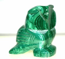 Eule Malachit 324g Afrika