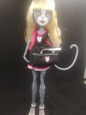 Monster High Meowlody Fearleader Cheerleader Puppe Wie Neu Mattel
