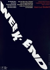 Original week end filmposter - week-end,