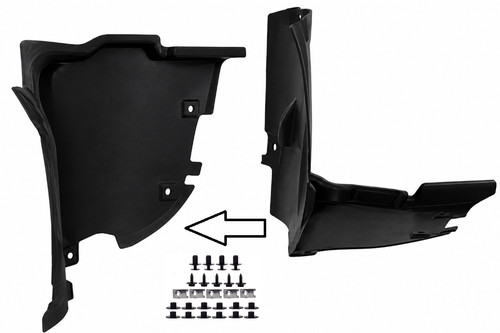 Radhausschale clips vorne - +,