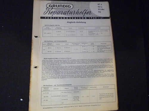 Original service manual - original,