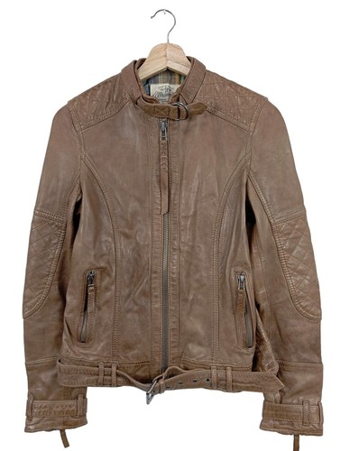 Wrangler lederjacken braun - wrangler,