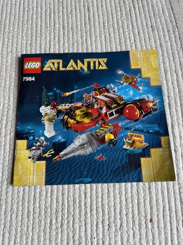 Lego atlantis 7984 bohr - atlantis, u-boot