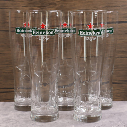 Heineken bier gläser - 5x,