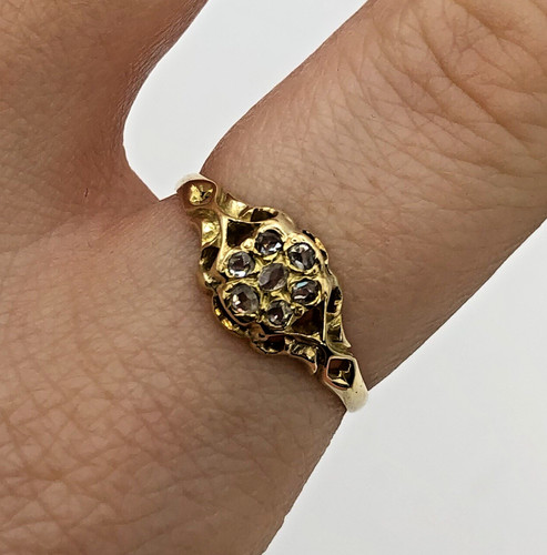 Karat gold diamant ring - karat,