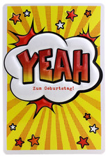 Yeah Geburtstagskarte Karte