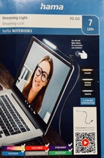 Hama LED Licht Lese Lampe Leuchte Flexibel für Notebook, Laptop, MacBook