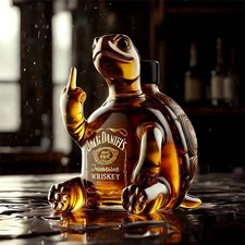 Schildkröte Whisky Flasches
