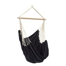 AMAZONAS XL Hängesessel Brasil Black mit Spreizstab Sitzfläche ca. 160 x 130cm