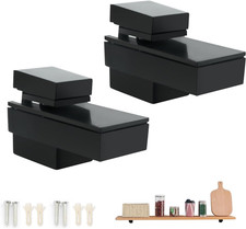 2 Stück Glasregalträger