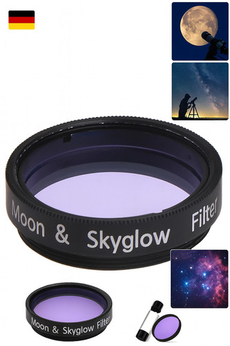 Zoll mond und skyglow - 1,25,