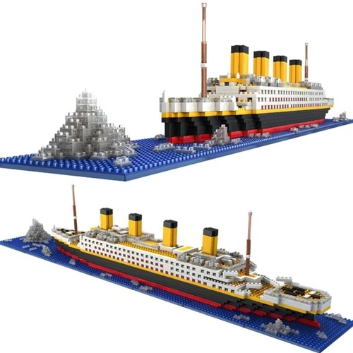 Titanic modell bausteine 1860 - modell,