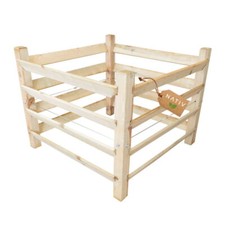 Holzkomposter 100x100x80 cm