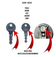 Schlüssel ACS01-ACS10  ACS02 ACS03 ACS04 ACS05 ACS06 ACS07 ACS08 ACS09 GDW BRINK
