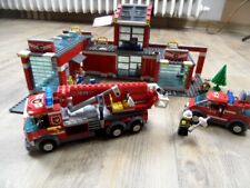 LEGO City Feuwerwehr 7945 Hauptquartier m. Fahrzeugen m. Anleitungen TOP SoK1217