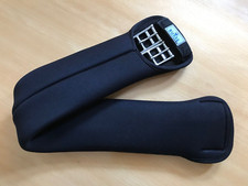 BUSSE Sattelgurt soft Dressur, elastisch, schwarz 65 cm, Dressurgurt, Kurzgurt