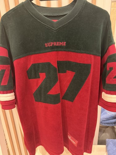 Supreme velour football jersey - supreme,