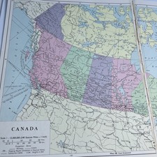 1960: Karte Kanada BE96 alter