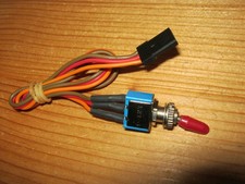 Ausbauschalter für Graupner  Anlagen  ein-aus - ein  Schalter  3-polig