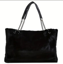 Damen Tasche große Kunstfell