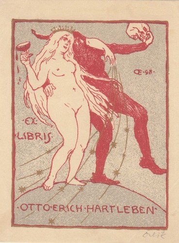 Exlibris bookplate - exlibris,