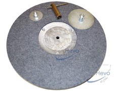 Dom - Schleifteller Filzbelag Künzle + Tasin Bona Flexisand 1.9 - 406 mm Ø