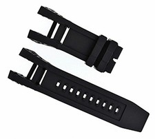 SILIKON KAUTSCHUK UHRENARMBAND ARMBAND FÜR INVICTA SUBAQUA 16147 1155 NOMA IV SCHWARZ