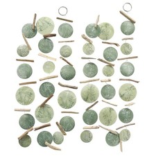 BOLTZE Capiz-Girlande Fine 180cm Muscheln Floral | 1 Stück zufällige Variante