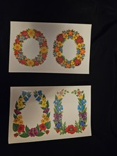 DDR Abziehbilder  Blumen