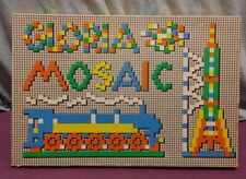 DDR - Mosaik STECKSPIEL inklusive 2 Vorlagen - OSTALGIE VINTAGE