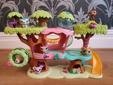 LPS Littlest Pet Shop Magic Motion Baumhaus Garten Spielset mit 6 Haustieren