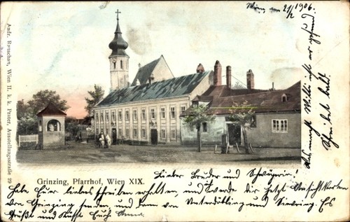 Wien döbling grinzing - ak, 19