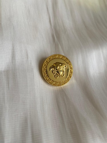 Versace knopf medusa gold - knopf,