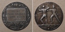 Medal III Int. Fencing