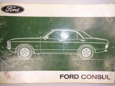 Bedienungsanleitung Ford Consul, 1973, V4 - V6, Limousine, Coupe, Turnier