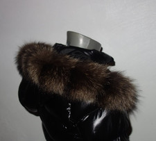 Waschbär Pelz Kapuze Kragen