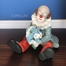 GILDE CLOWN 35457  OLDIE BLUMENFREUND 13 CM SITZEND / 1994