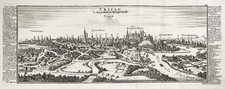 Krakau Krakow Polen Poland Polska map  engraving Bodenehr Kupferstich 1720