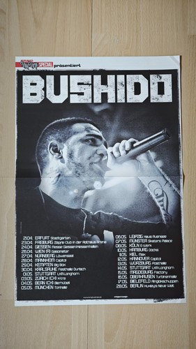 Bushido tour poster 2011 - bushido,