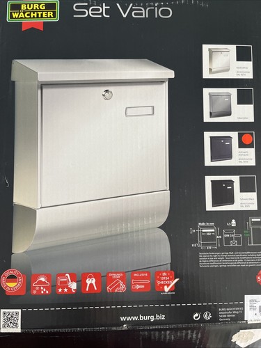 Burg wächter briefkasten set - wächter, briefkasten-set