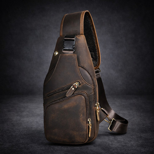 Herren brusttasche echtleder - herren,