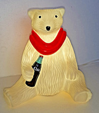 Coca Cola Eisbär/PolarBear Tischlampe/Table Lamp vintage