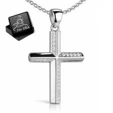 Kreuz Kette 925 Silber