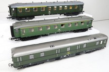 Liliput H0 2 Schnellzugwagen 1./2. Klasse der DB 1 Gepäckwagen der DBP - TOP