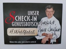 Harald Wohlfahrt Autogramm
